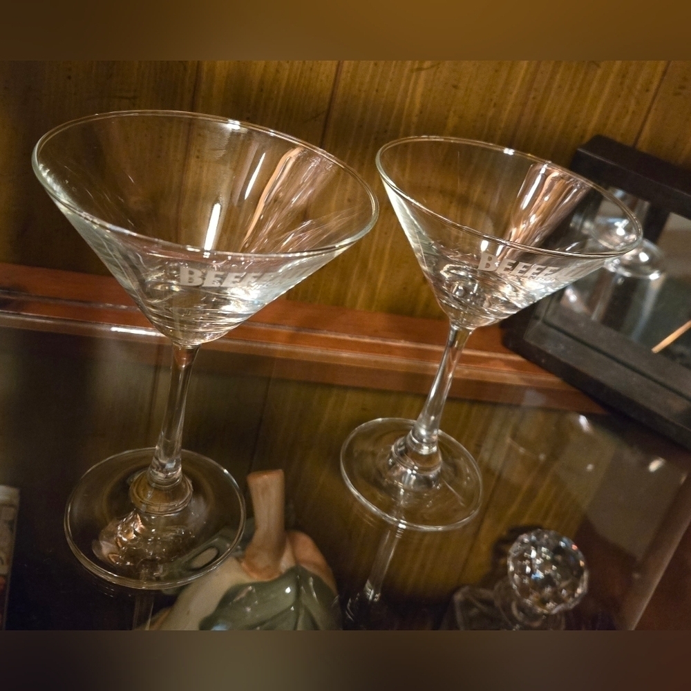 NWOT | Beefeater | Martini Glass Set | Set of Two | Perfect Condition - Picture 12 of 13